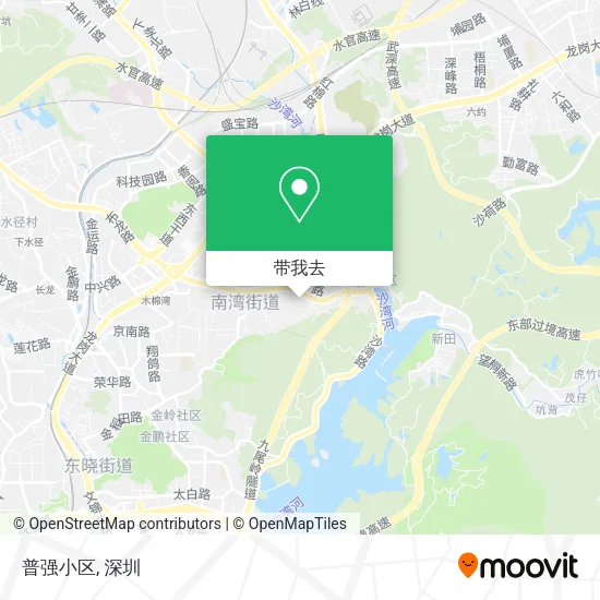 普强小区地图