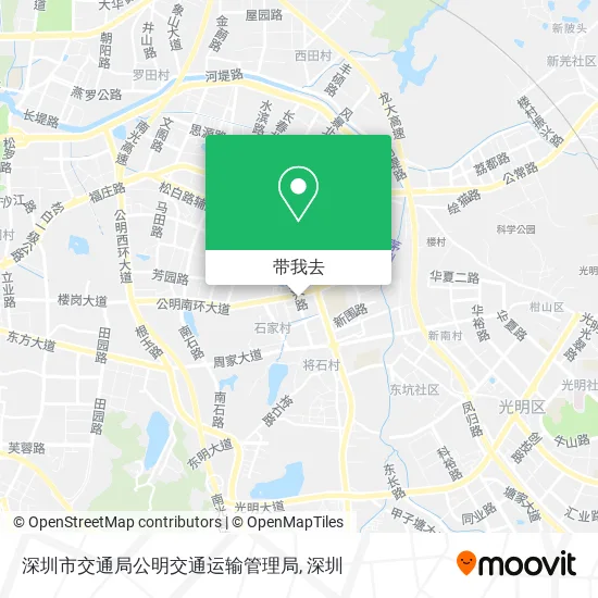 深圳市交通局公明交通运输管理局地图