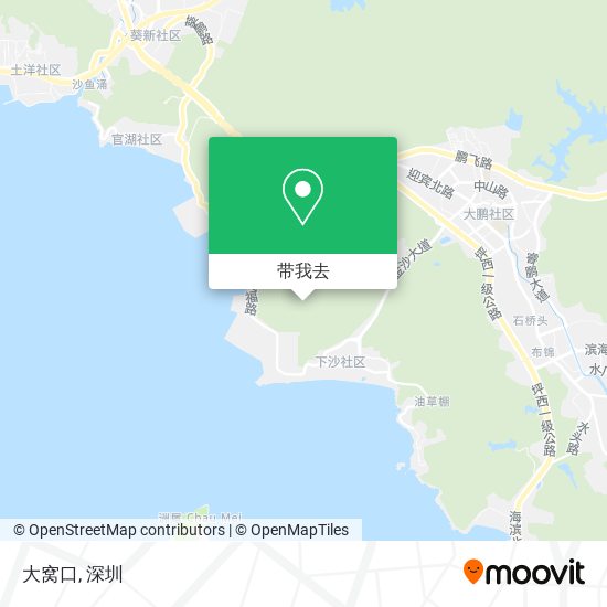 大窝口地图