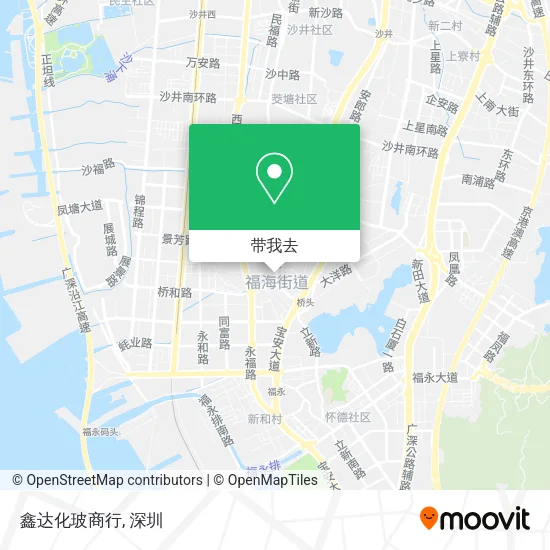 鑫达化玻商行地图