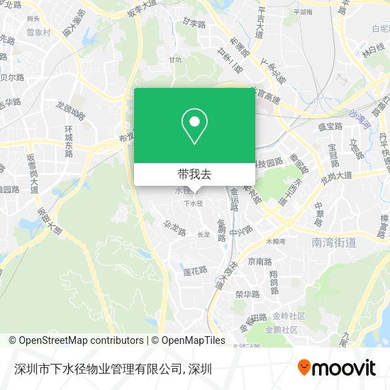 深圳市下水径物业管理有限公司地图