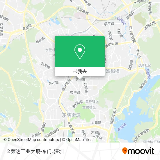 金荣达工业大厦-东门地图