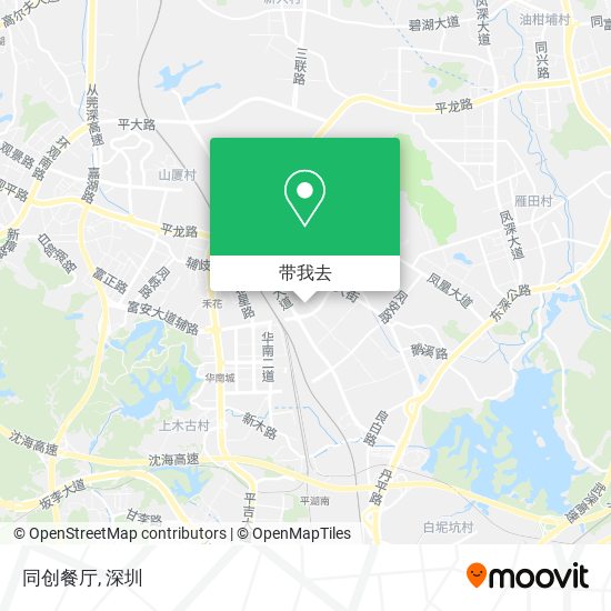 同创餐厅地图