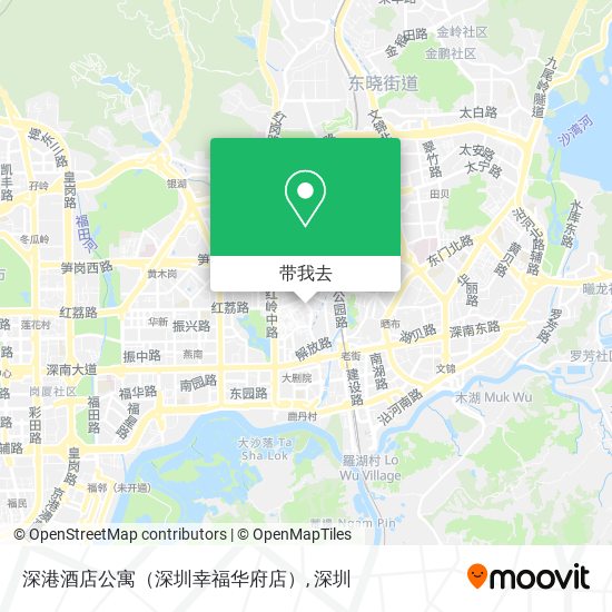 深港酒店公寓（深圳幸福华府店）地图