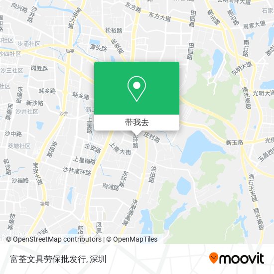富荃文具劳保批发行地图