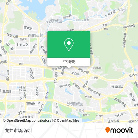 龙井市场地图