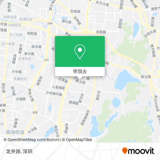 龙井路地图