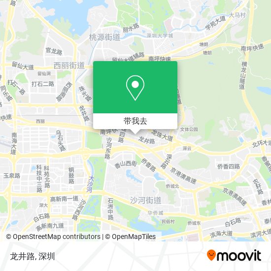 龙井路地图