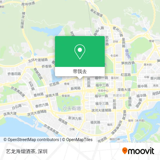 艺龙海烟酒茶地图