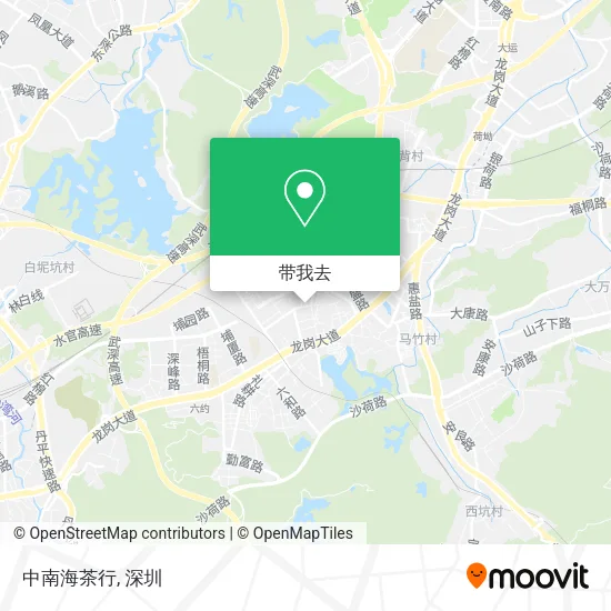 中南海茶行地图