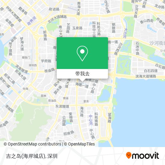 吉之岛(海岸城店)地图