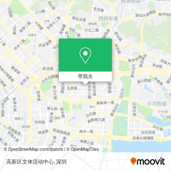 高新区文体活动中心地图