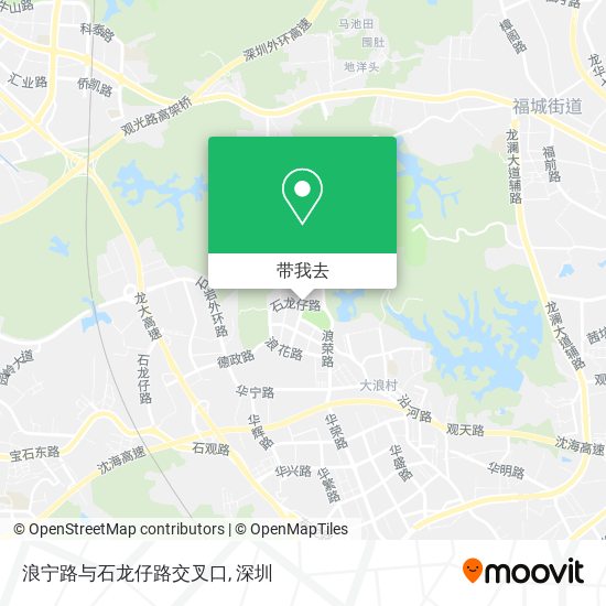 浪宁路与石龙仔路交叉口地图