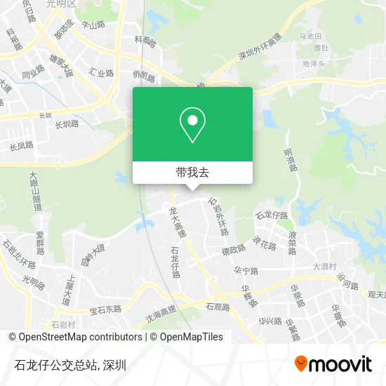 石龙仔公交总站地图