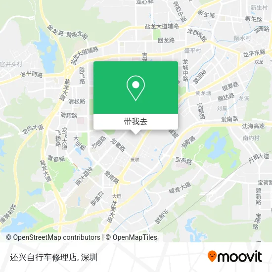 还兴自行车修理店地图
