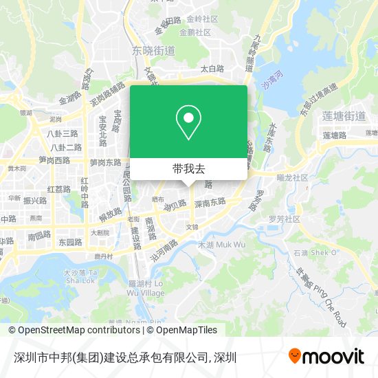 深圳市中邦(集团)建设总承包有限公司地图