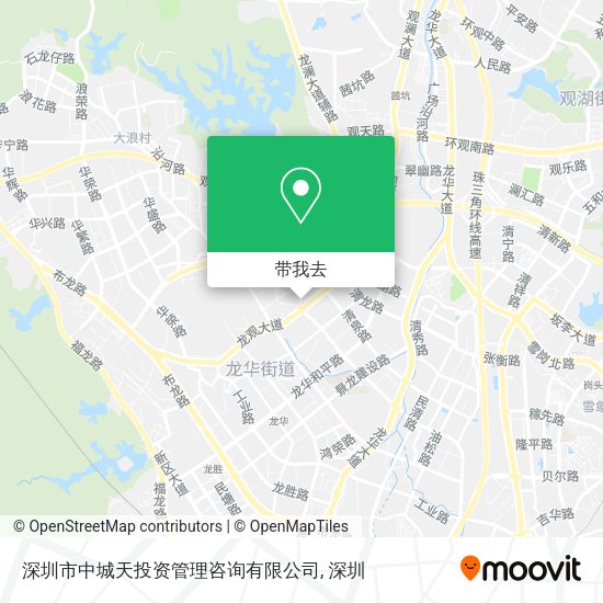 深圳市中城天投资管理咨询有限公司地图