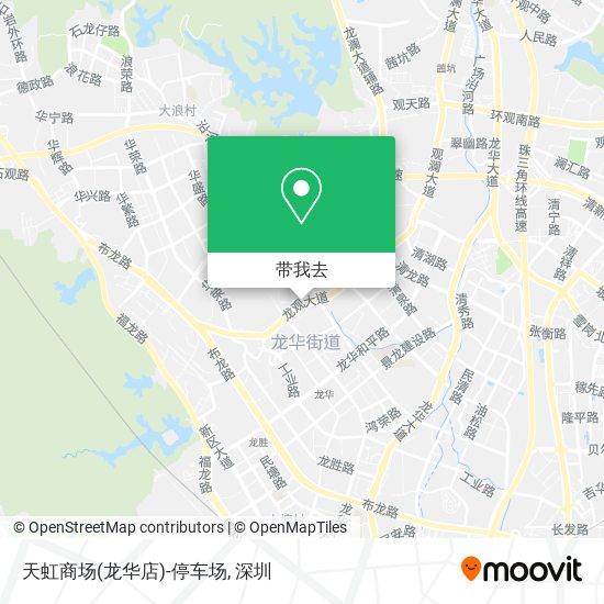 天虹商场(龙华店)-停车场地图