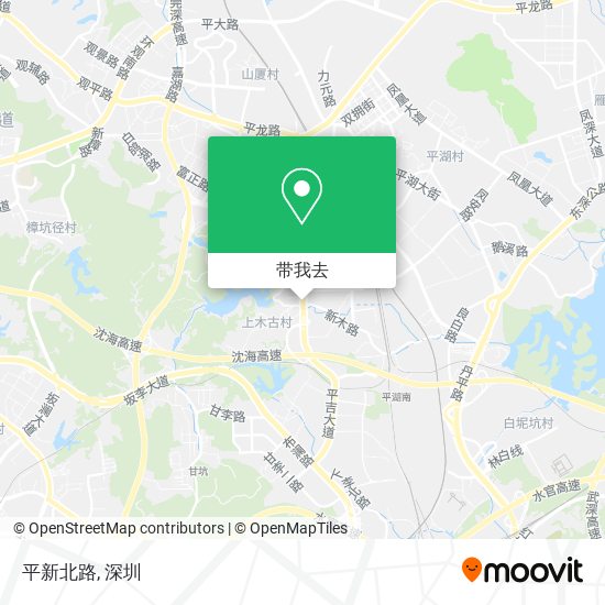 平新北路地图