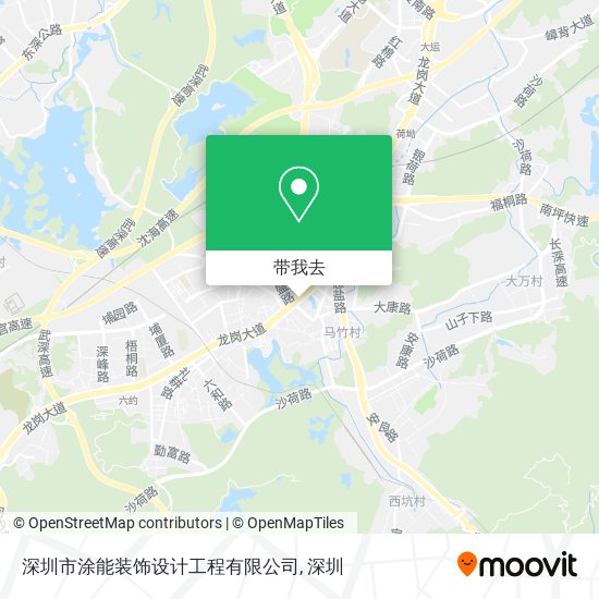 深圳市涂能装饰设计工程有限公司地图