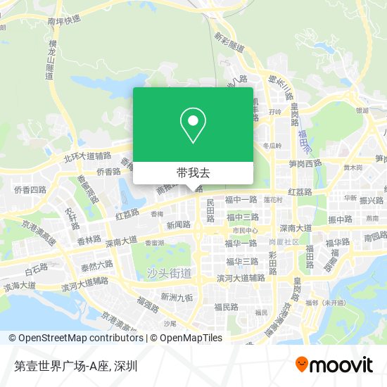 第壹世界广场-A座地图