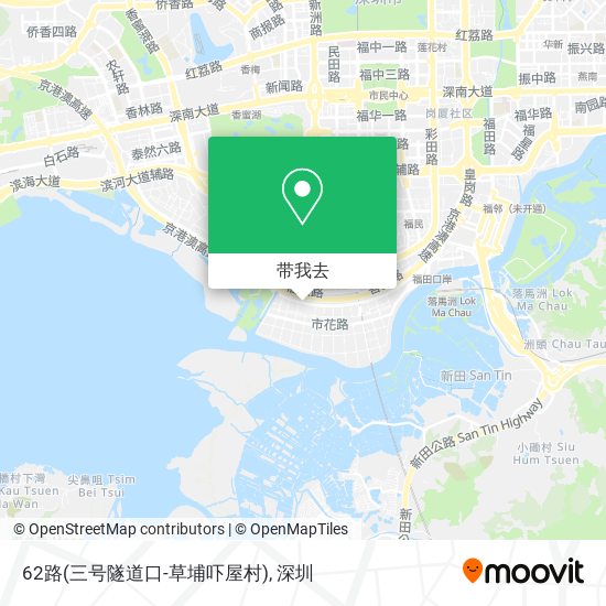 62路(三号隧道口-草埔吓屋村)地图