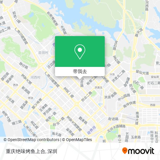 重庆绝味烤鱼上合地图