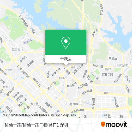 留仙一路/留仙一路二巷(路口)地图