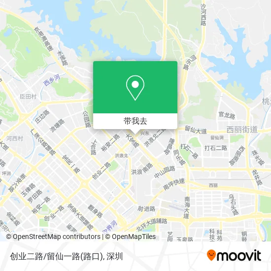 创业二路/留仙一路(路口)地图
