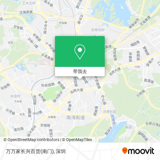 万万家长兴百货(南门)地图