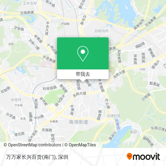 万万家长兴百货(南门)地图
