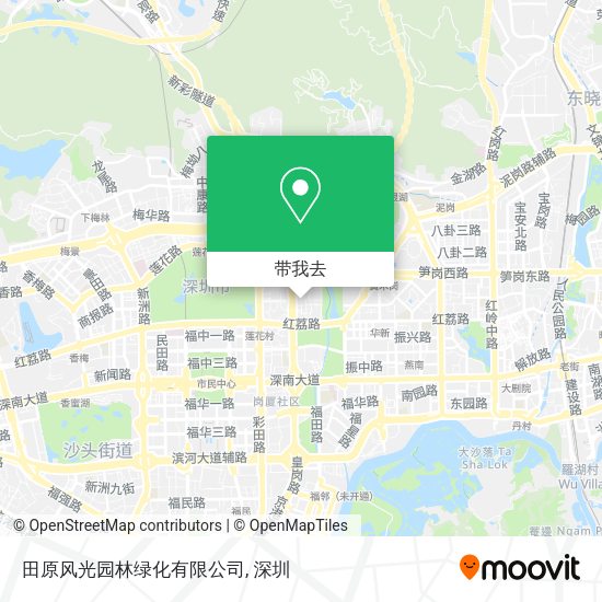 田原风光园林绿化有限公司地图