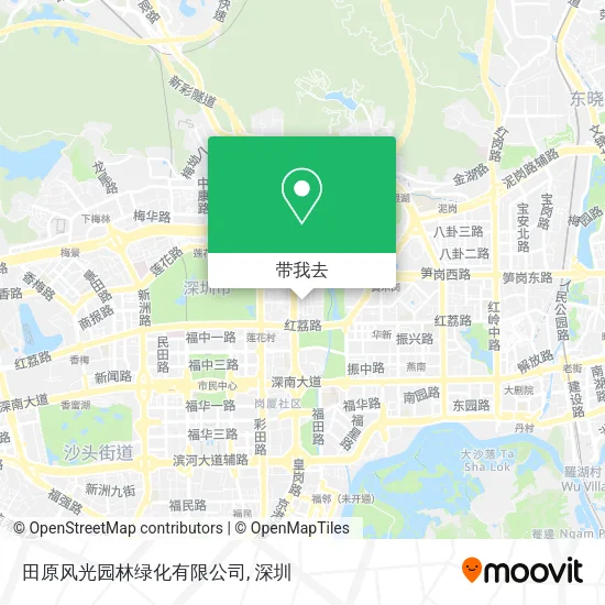 田原风光园林绿化有限公司地图