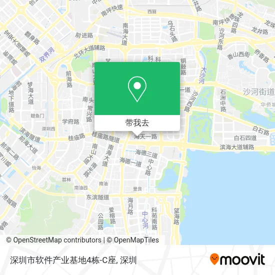 深圳市软件产业基地4栋-C座地图
