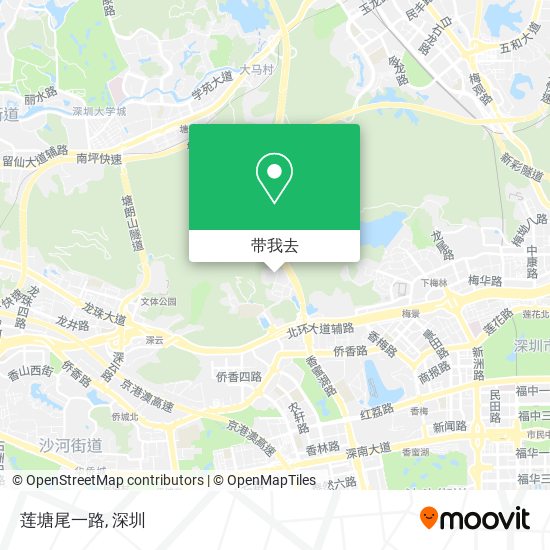 莲塘尾一路地图