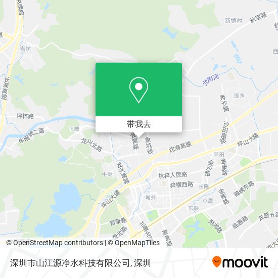 深圳市山江源净水科技有限公司地图