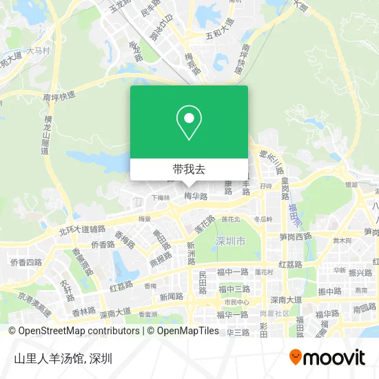 山里人羊汤馆地图