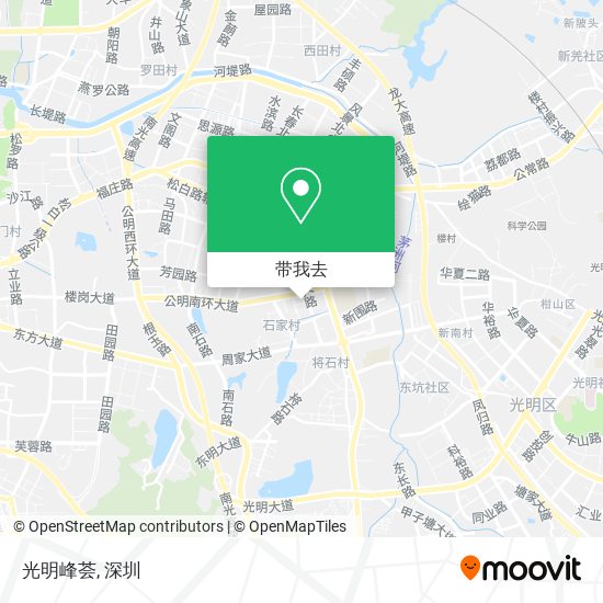 光明峰荟地图