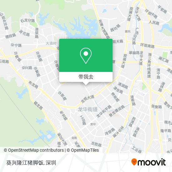 葵兴隆江猪脚饭地图