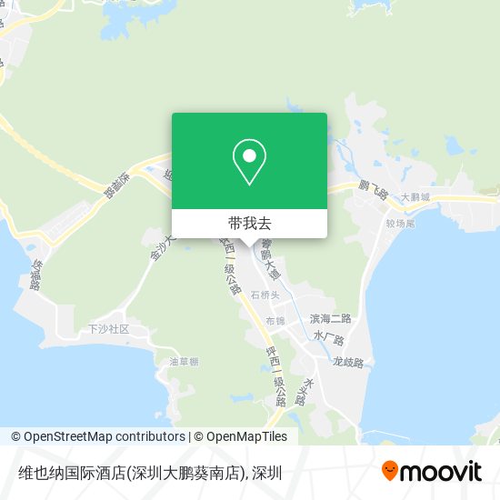 维也纳国际酒店(深圳大鹏葵南店)地图