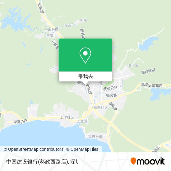 中国建设银行(葵政西路店)地图