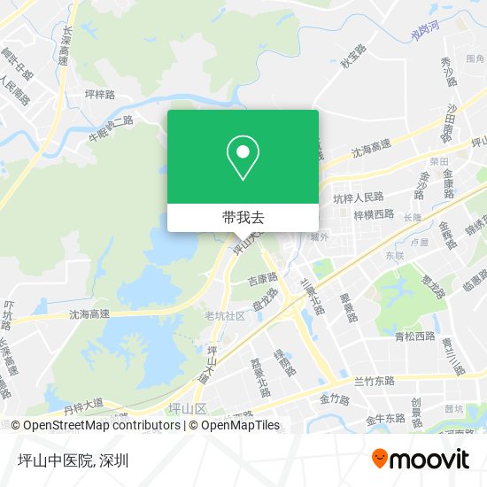 坪山中医院地图