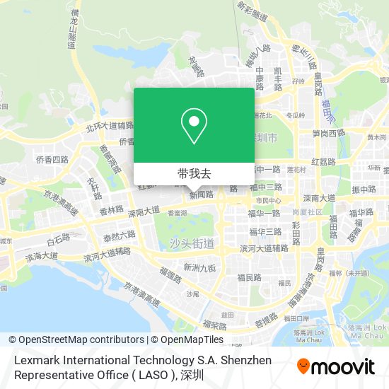 Lexmark International Technology S.A. Shenzhen Representative Office ( LASO )地图