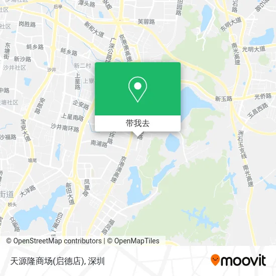 天源隆商场(启德店)地图