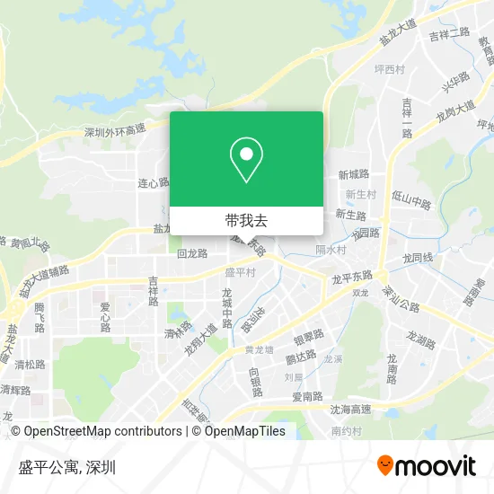 盛平公寓地图