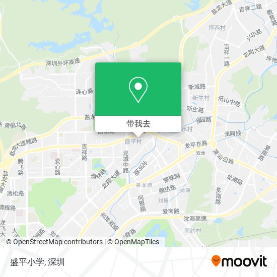 盛平小学地图