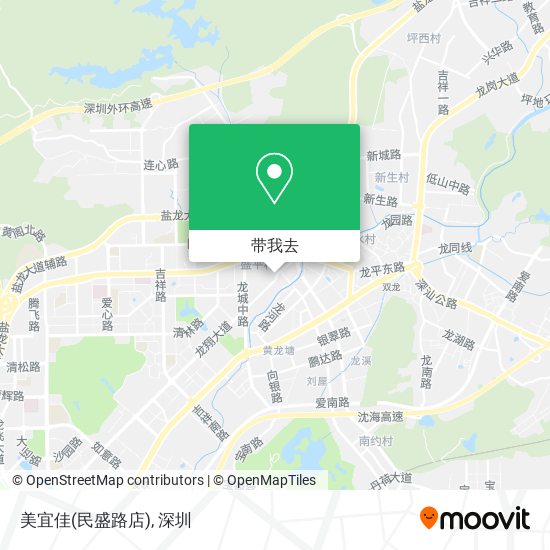 美宜佳(民盛路店)地图