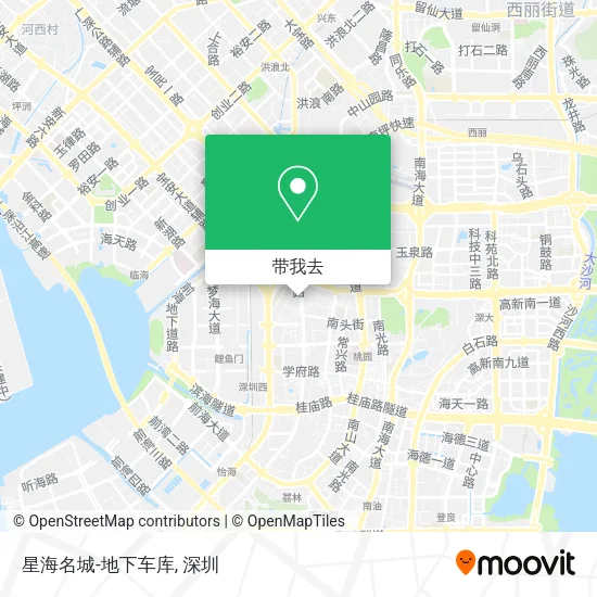 星海名城-地下车库地图