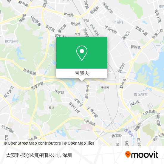 太安科技(深圳)有限公司地图