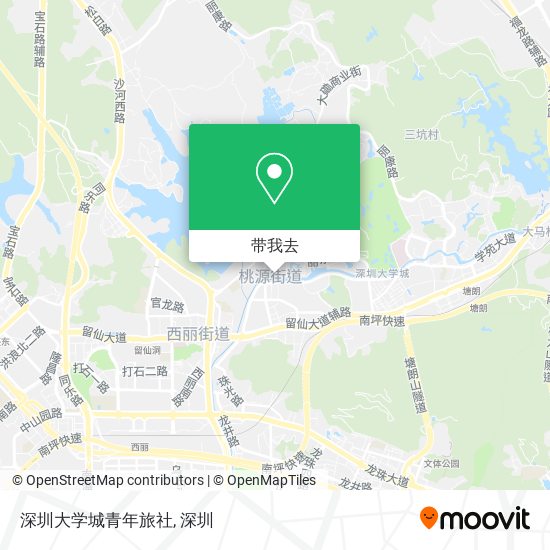 深圳大学城青年旅社地图